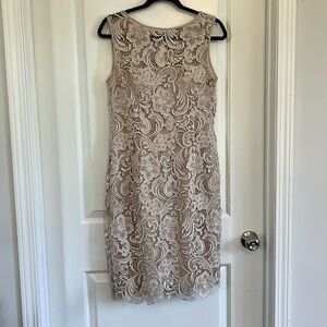 Adrianna Papell lace dress size 8